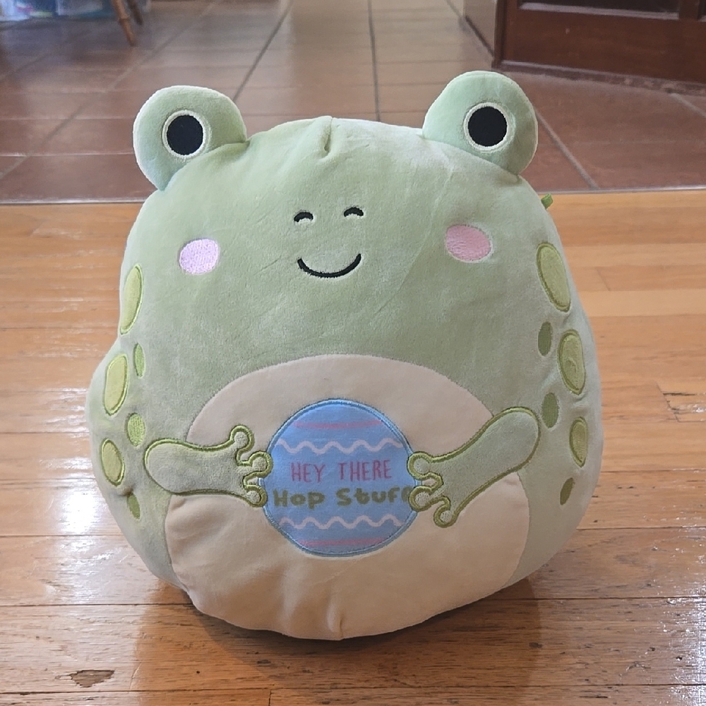 Squishmallows Zhen The Frog 12" Plus For Easter